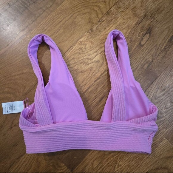 L*Space Bikini Top Wisteria Ribbed Sz XS - Picture 4 of 4